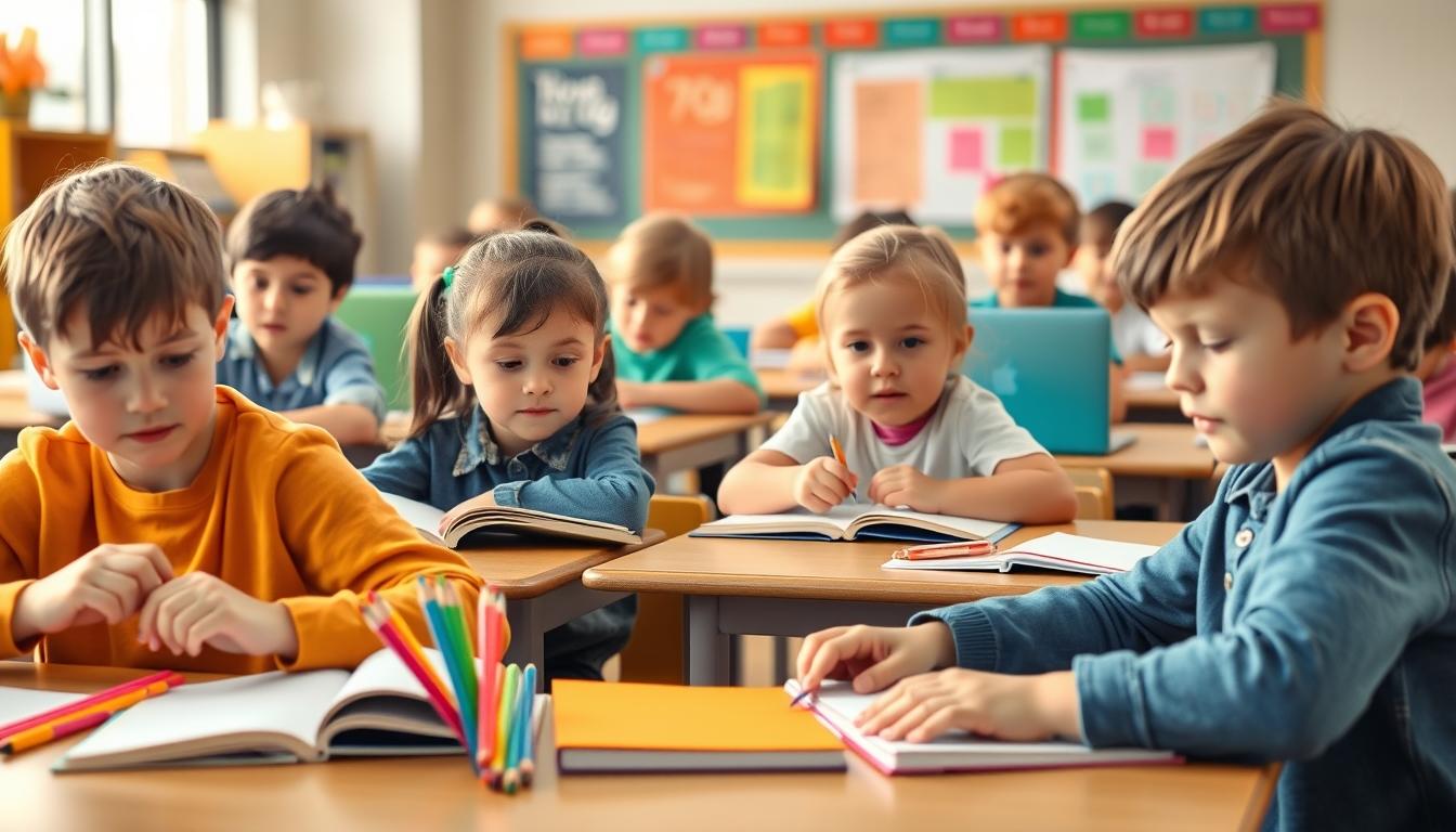 Student preparing for exams with study materials